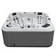 Hot Tub 6 Seater Luxury Spa Balboa 32amp Bluetooth Led Lights Sterling Silver