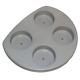 Hot Tub Compatible With Dimension One Spas Filter Cover, Light Gray Dim01510-102