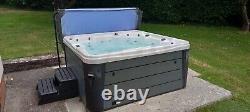 Hot Tub Opal Spas Hydro-Relax white marble with grey cabinet 5 person