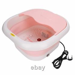 Household Foot Spa Massager Red Light Therapy Relaxtion Folding Foot Bath Barrel