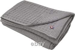 Imabari Towel Bath Towel 4 Sheets Set Waffle Weave light gray Japan cotton