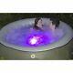 Inflatable Canadian Spa Hot Tub Jacuzzi 4 Person Brown Outdoor 750l Led Light