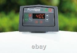 Intex Inflatable Hot Tub Spa PureSpa Greywood Deluxe NEW Boxed