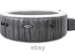 Intex Lay Z Spa PureSpa Greywood Deluxe 4-Person Inflatable Hot Tub RRP £700
