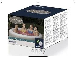 Lay Z Spa Fiji 4 Person Hot Tub 2021 Freeze Shield LED Lights Included