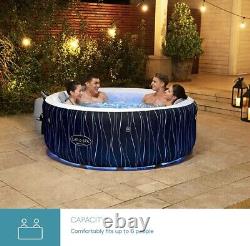 Lay-Z Spa Hollywood Build in Led Lights, 140 Air jet Massage System (4-6people)