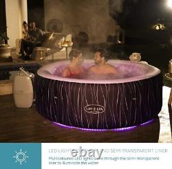 Lay-Z Spa Hollywood Build in Led Lights, 140 Air jet Massage System (4-6people)