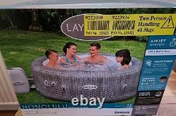 Lay-Z-Spa Honolulu 6 Person LED Lights Hot Tub Collection Plymouth Only
