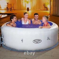 Lay-Z-Spa Lazy Paris 6 Person Hot Tub Jacuzzi LED LIGHTS Brand New Free Delivery