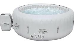 Lay-Z-Spa Lazy Paris 6 Person Hot Tub Jacuzzi LED LIGHTS Brand New Free Delivery