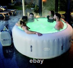 Lay Z Spa Lazy Paris 6 Person Hot Tub Jacuzzi Led Lights 5SELLER NEXT DAY