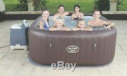Lay-Z-Spa Maldives HydroJet Pro Hot Tub Inflatable Spa with LED Lights
