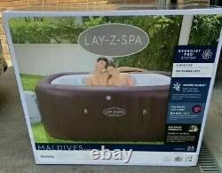 Lay Z Spa Maldives Hydrojet Pro Hot Tub 7-8 Persons Led Lights Warranty