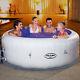 Lay Z Spa Massage System Inflatable Hot Tub 6 Person Garden Pool Led Lights