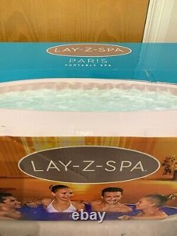 Lay Z Spa PARIS 4-6 Person Hot Tub NEW 2021 Model LED Lights Fast Shipping