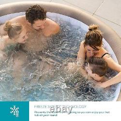 Lay-Z-Spa Palm Springs Hot Tub AirJet Inflatable Freeze Shield Technology