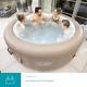 Lay-z-spa Palm Springs Hot Tub With Built In Led Light System 4-6 Person Garden