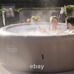 Lay-Z-Spa Palm Springs Hot Tub with Built In LED Light System 4-6 Person Garden