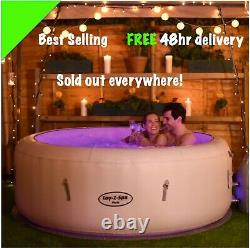 Lay-Z-Spa Paris 2021 4-6 Person Hot Tub With Lights & 48HR FREE DELIVERY