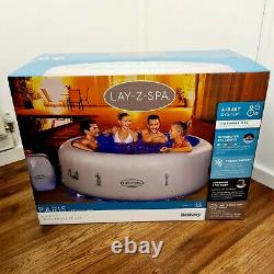 Lay Z Spa Paris 2021 Version 6 Person Hot Tub with LED Lights BRAND NEW