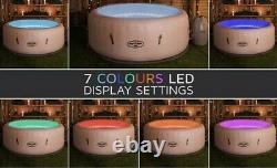 Lay -Z-Spa Paris 4-6 Person Hot Tub, with Colourful Lights inc NEXT DAY DELIVERY