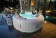 Lay -z-spa Paris 4-6 Person Luxury Inflatable Hot Tub With Led Lights Air Jets