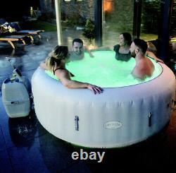 Lay Z Spa Paris 6 Person 2021 Hot Tub Jacuzzi Led Lights FREE NEXT DAY
