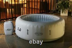Lay-Z-Spa Paris AirJet Inflatable Hot Tub Spa White