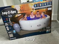 Lay-Z-Spa Paris Hot Tub -Airflow LED light WITH Spa Starter Kit& Lay-z Floor Mat