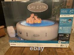 Lay-Z-Spa Paris Hot Tub Ideal 4-6 Person LED LIGHTS 2021 MODEL FREEZE SHIELD