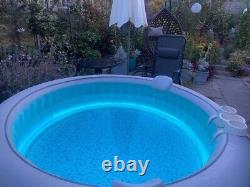 Lay-Z-Spa Paris Hot Tub White With Led Lights