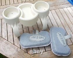 Lay-Z-Spa Paris Hot Tub spa, LED Lights, Inflatable Massage 4-6 Person layzspa