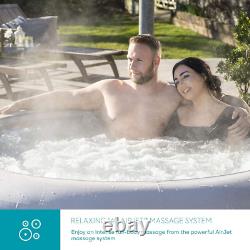 Lay-Z-Spa Paris Hot Tub with Built In LED Light System, 140 AirJet Massage