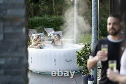 Lay-Z-Spa Paris Hot Tub with Built In LED Light System, 140 AirJet Massage Syste