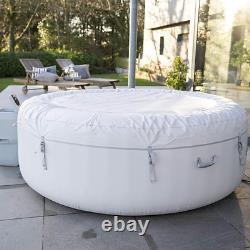 Lay-Z-Spa Paris Hot Tub with Built In LED Light System 4-6 Person Garden