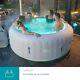 Lay-z-spa Paris Hot Tub With Built In Led Light System 4-6 Person Garden Jacuzzi