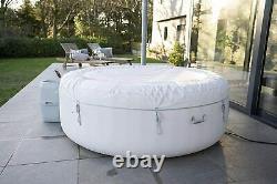 Lay-Z-Spa Paris Hot Tub with Built In LED Light System 4-6 Person Garden Jacuzzi