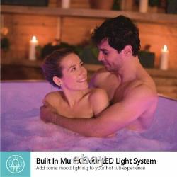 Lay-Z-Spa Paris Hot Tub with Built In LED Light System AirJet Massage System %%