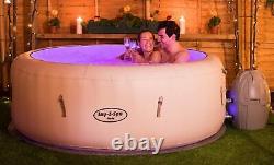 Lay -Z Spa Paris Hot Tub with LED Lights, Airjet Inflatable, 4-6 Person