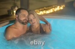 Lay-Z-Spa Paris Hot Tub with LED Lights, Airjet Inflatable, 4-6 Person