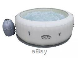 Lay Z Spa Paris, Lazy Hot Tub, LED Lights, 4-6 Person. IN STOCK