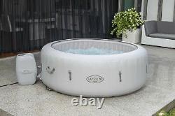 Lay-Z-Spa Paris Luxury 4-6 Person Massage Inflatable Hot Tub with LED Lights