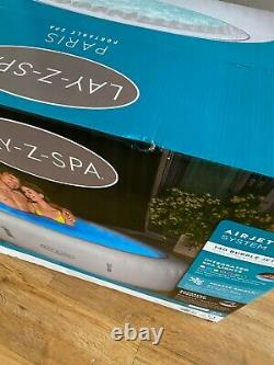 Lay-Z Spa Paris Luxury Inflatable Hot Tub (4-6 people) with LED lights FREE P&P