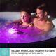 Lay-z-spa Saint Tropez Airjet Inflatable Hot Tub With Floating Light