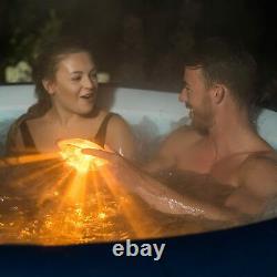 Lay-Z-Spa Saint Tropez Hot Tub with Floating LED Light, AirJet Massage System