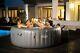 Lay-z-spa Santorini Hot Tub Led Lights 10 Hydrojet System 5-7 Person Brand New