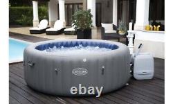 Lay-Z-Spa Santorini HydroJet Pro 2024 5-7 person Inflatable hot tub Grey
