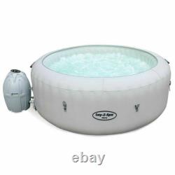 Lay-Z-Spa Tahiti AirJet Hot Tub Inflatable Hot Tub with LED Lights for 4
