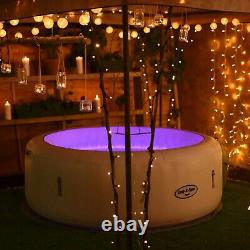 Lay-z-Spa Paris Inflatable Hot Tub 4-6 People LED lighting