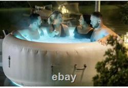 Laz Y Spa Paris 4/6 Person Hot Tub With Led Lights